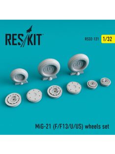 Reskit - MiG-21 (F, F13, U, US) wheels set (1/32)