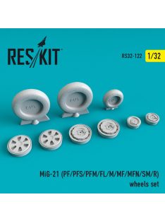   Reskit - MiG-21 (PF, PFS, PFM, FL, M, MF, MFN, SM, R) wheels set (1/32)