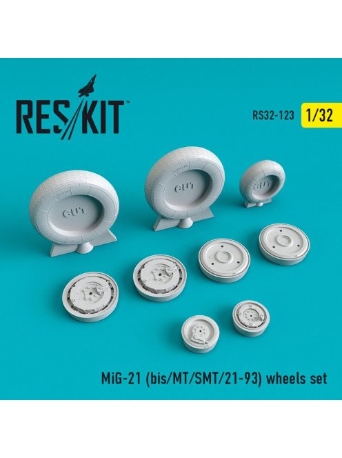 Reskit - MiG-21 (bis, MT, SMT, 21-93) wheels set (1/32)