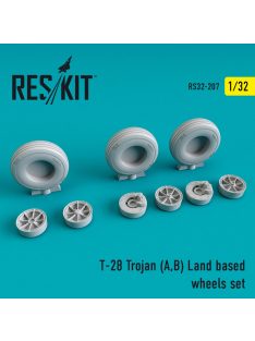   Reskit - T-28 (A,B) "Trojan" Land based wheels set (1/32)