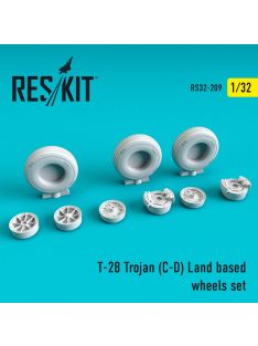   Reskit - T-28 (C,D)  "Trojan" Land based wheels set (1/32)