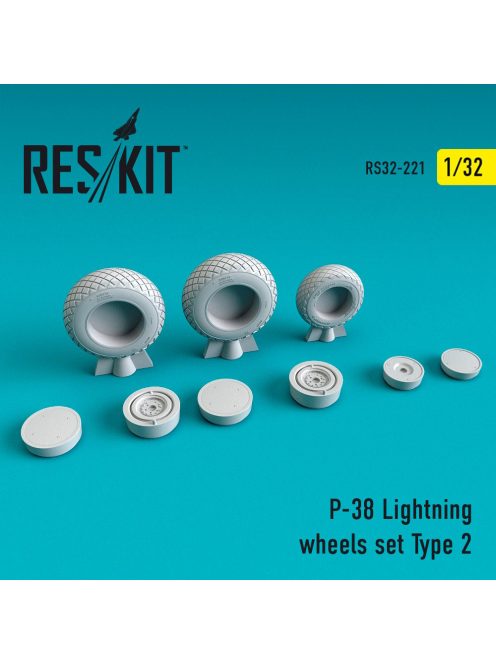 Reskit - P-38 "Lightning" wheels set type 2 (1/32)