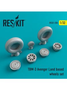   Reskit - TBM-3 "Avenger" Land based wheels set (1/32)