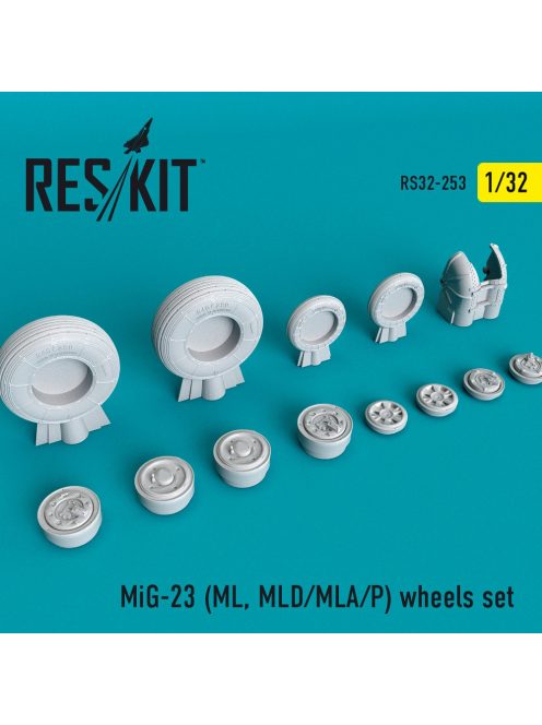 Reskit - MiG-23 (ML,MLD,MLA,P) wheels set (1/32)