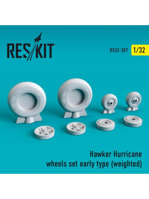 Reskit - Hawker Hurricane wheels set (early type) (weighted) (1/32)