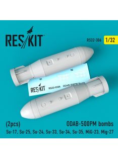   Reskit - ODAB-500PM bombs (2pcs) (Su-17, Su-25, Su-24, Su-33, Su-34, Su-35, MiG-23, MiG-27) (1/32)