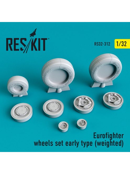 Reskit - Eurofighter wheels set (early type)  (weighted) (1/32)