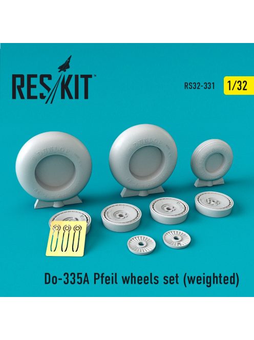 Reskit - Do-335А "Pfeil" wheels set  (weighted) (1/32)