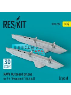   Reskit - NAVY Outboard pylons for F-4 "Phantom II" (B,J,N,S) (2 pcs) (3D Printed) (1/32)