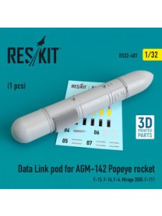   Reskit - Data Link pod for AGM-142 Popeye rocket (F-15, F-16, F-4, Mirage 2000, F-111) (1/32)
