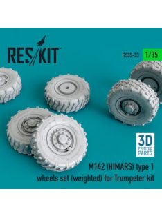   Reskit - M142 (HIMARS) type 1 wheels set (weighted) for Trumpeter kit (1/35)