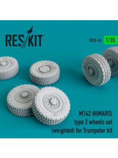   Reskit - M142 (HIMARS) type 2 wheels set (weighted) for Trumpeter kit (1/35)