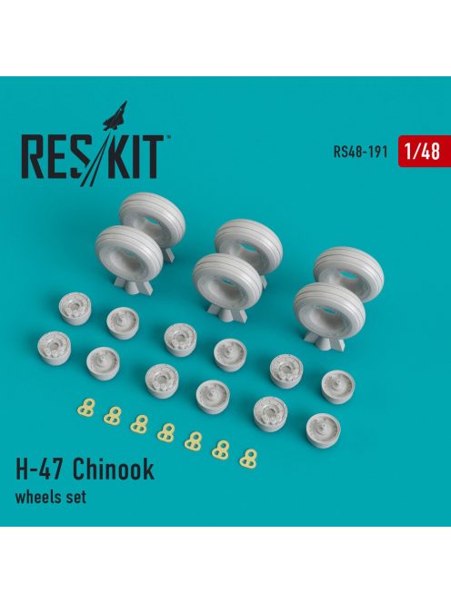 Reskit - H-47 "Chinook" wheels set (1/48)