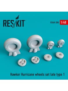   Reskit - Hawker Hurricane wheels set late type 1 (weighted) (1/48)