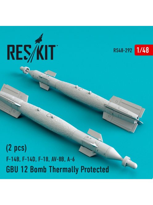 Reskit - GBU-12 "Paveway II" thermally protected laser guided bombs (2 pcs) (F-14, F-18, F-35, AV-8B, A-6)  (