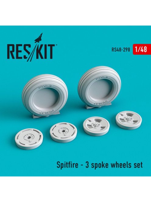 Reskit - Spitfire (3 spoke) wheels set (1/48)