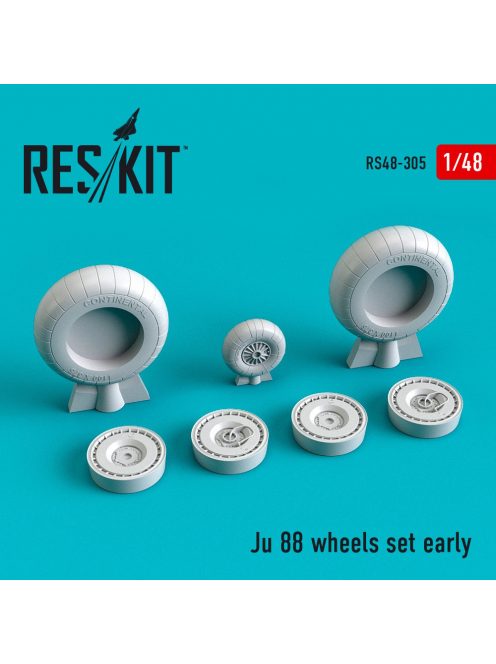 Reskit - Ju-88 wheels set early type (1/48)