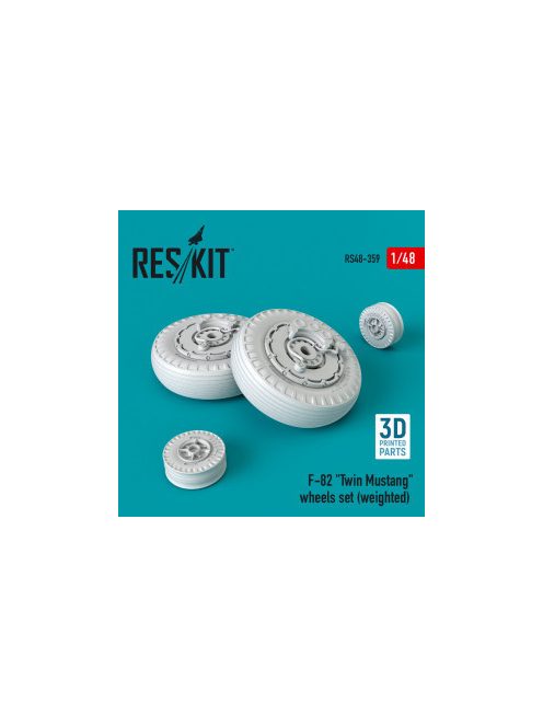 Reskit - F-82 "Twin Mustang" (weighted) wheels set (1/48)