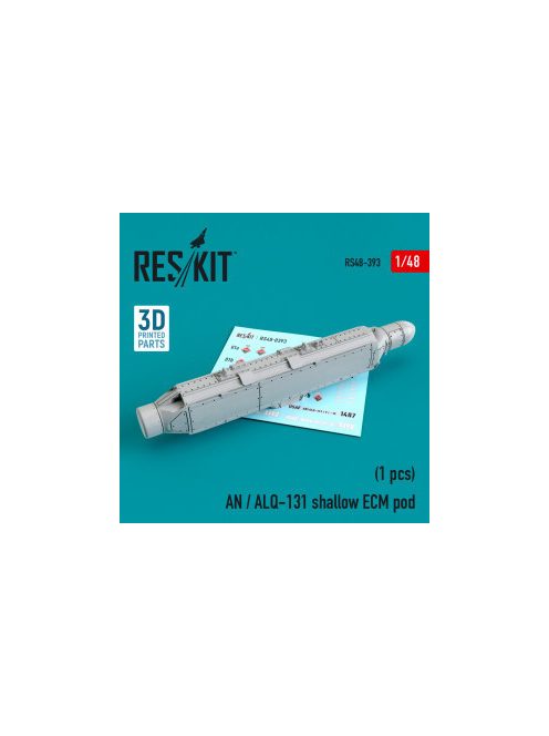 Reskit - AN / ALQ-131 shallow ECM pod (A-7, A-10, F-4, F-16, F-111, C-130) (1/48)