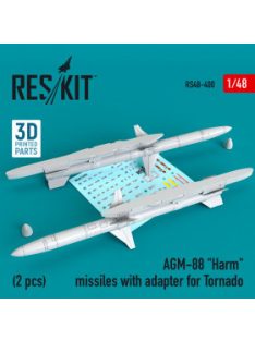   Reskit - AGM-88 "Harm" missiles with adapter for Tornado (2 pcs) (1/48)
