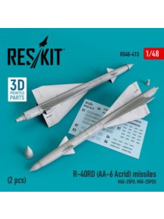   Reskit - R-40RD (AA-6 Acrid) missiles (2 pcs) (MiG-25PD, MiG-25PDS) (1/48)