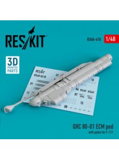   Reskit - QRC 80-01 ECM pod with pylon for F-111 (3D Printed) (1/48)