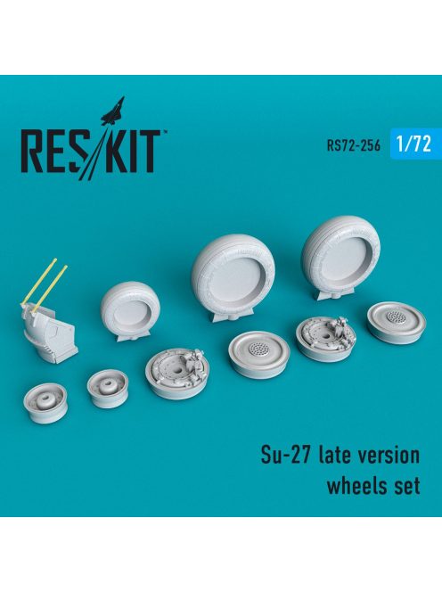 Reskit - Su-27 wheels set Late version set (1/72)