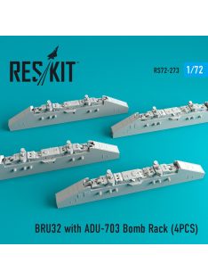   Reskit - BRU-32 with ADU-703 Bomb racks for F-14 (A, B,D) (4 pcs) (1/72)