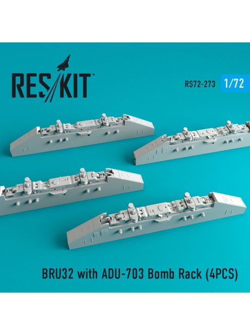 Reskit - BRU-32 with ADU-703 Bomb racks for F-14 (A, B,D) (4 pcs) (1/72)