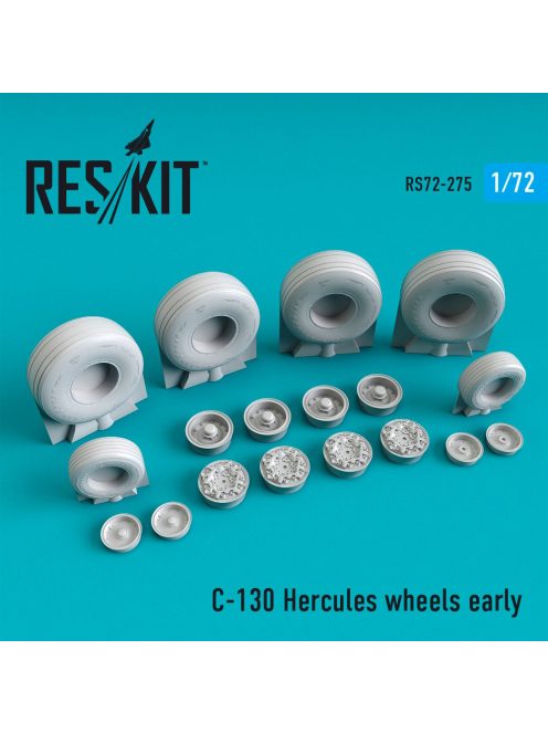 Reskit - C-130 "Hercules" wheels set early type (weighted) (1/72)