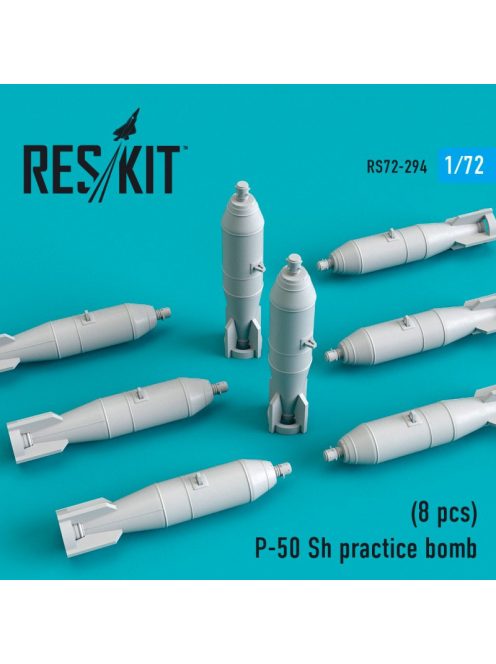 Reskit - P-50 SH practice bombs (8 pcs)(Su-7, Su-17, Su-24, Su-25, Su-27, Su-33, Su-34, Su-35, MiG-21, MiG-23