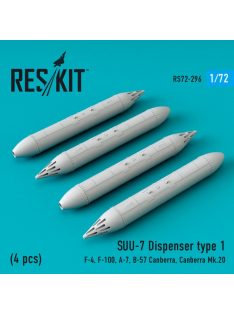   Reskit - SUU-7 dispensers type 1 (4 pcs) (F-4, F-100, F-105, A-7, Canberra Mk.20) (1/72)