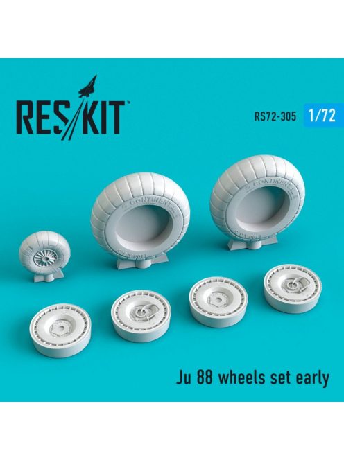 Reskit - Ju-88 wheels set early type (1/72)