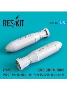   Reskit - ODAB-500PM bombs (2pcs) (Su-17, Su-25, Su-24, Su-33, Su-34, Su-35, MiG-23, MiG-27) (1/72)