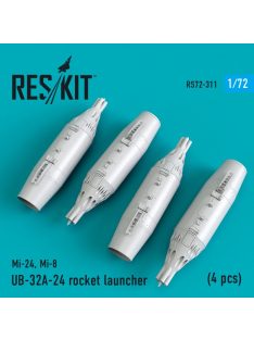   Reskit - UB-32A-24 rocket launchers (4 pcs) (Mi-24,Mi-8) (1/72)