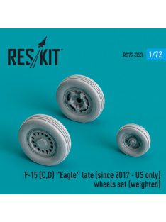   Reskit - F-15 (C,D) "Eagle" late (since 2017 - US only) wheels set (weighted) (Resin & 3D Printed) (1/72)