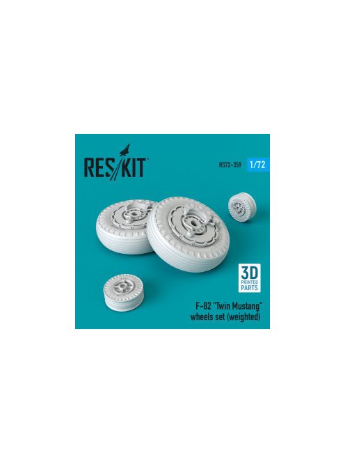 Reskit - F-82 "Twin Mustang" (weighted) wheels set (1/72)