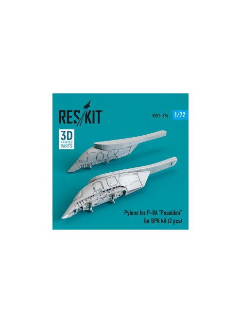 Reskit - Pylons for P-8A "Poseidon" for BPK kit (2 pcs) (3D Printed) (1/72)