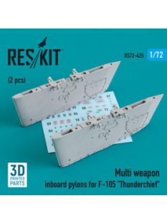   Reskit - Multi weapon inboard pylons for F-105 "Thunderchief" (2 pcs) (3D Printed) (1/72)