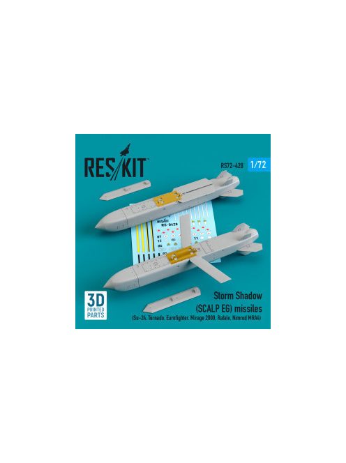 Reskit - Storm Shadow (SCALP EG) missiles (2 pcs) (Su-24, Tornado, Eurofighter, Mirage 2000, Rafale, Nimrod M