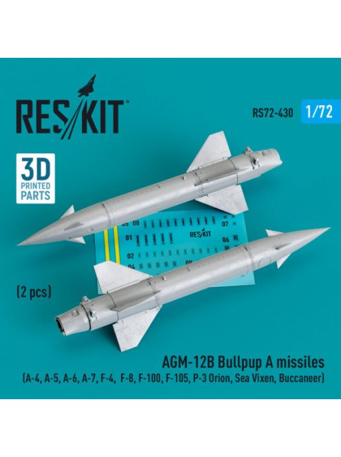 Reskit - AGM-12B Bullpup A missiles (2 pcs) (A-4, A-5, A-6, A-7, F-4, F-8, F-100, F-105, P-3 Orion, Sea Vixen