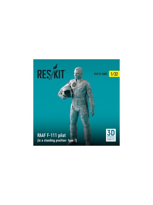 Reskit - RAAF F-111 pilot (in a standing position- type 1) (3D Printed) (1/32)