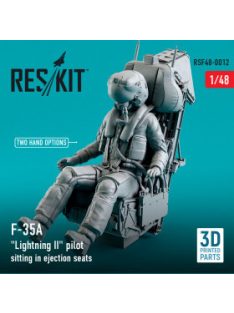   Reskit - F-35A "Lightning II" pilot sitting in late modification ejection seats (type 1) (3D Printed) (1/48)