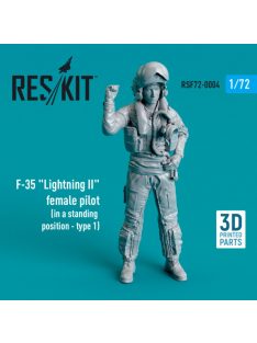   Reskit - F-35 "Lightning II" female pilot (in a standing position - type 1) (3D Printed) (1/72)