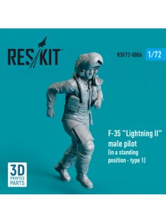   Reskit - F-35 "Lightning II" male pilot (in a standing position - type 1) (3D Printed) (1/72)