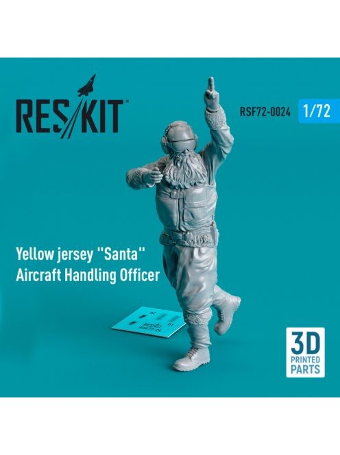 Reskit - Yellow jersey "Santa" Aircraft Handling Officer (1 pcs)  (3D Printed) (1/72)