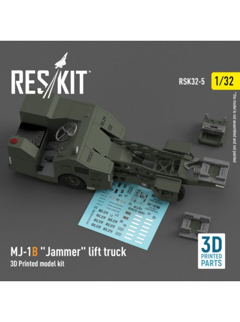 Reskit - MJ-1B "Jammer" lift truck (3D Printed model kit) (1/32)