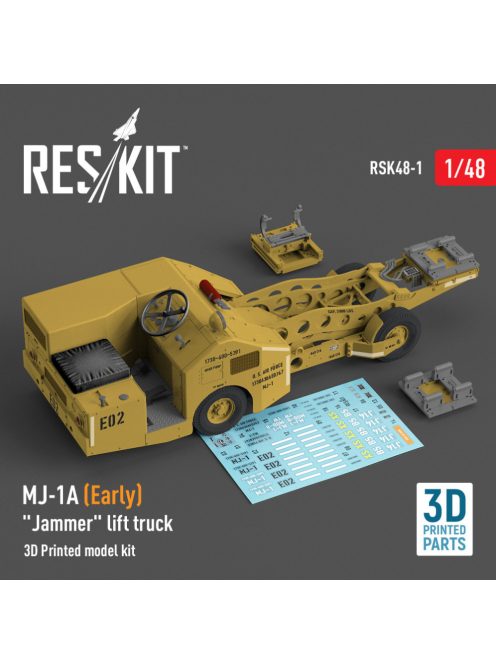 Reskit - MJ-1A (Early) "Jammer" lift truck  (3D Printed model kit) (1/48)