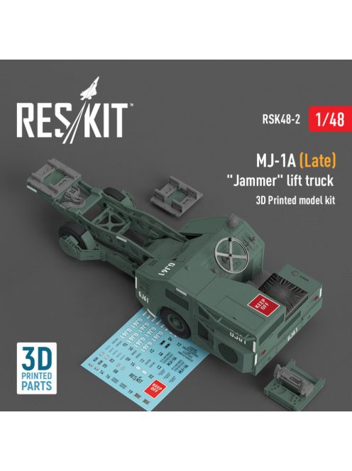 Reskit - MJ-1A (Late) "Jammer" lift truck  (3D Printed model kit) (1/48)