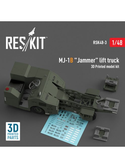 Reskit - MJ-1B "Jammer" lift truck  (3D Printed model kit) (1/48)